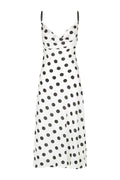 Milena Silk Dress Black Spot-Dresses-Hansen and Gretel-UPTOWN LOCAL