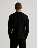 Heavy Weight LS Tee - Black-T-Shirts-Mr. Simple-S-UPTOWN LOCAL