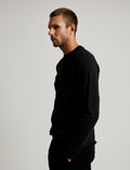 Heavy Weight LS Tee - Black-T-Shirts-Mr. Simple-S-UPTOWN LOCAL