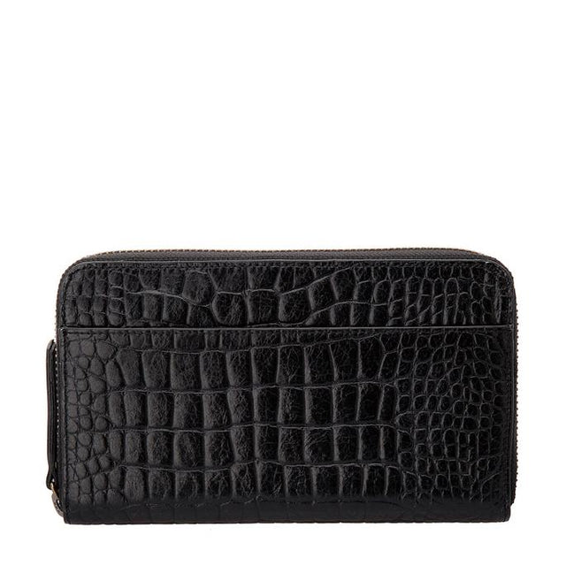 Delilah-Wallet-Status Anxiety-Black Croc-UPTOWN LOCAL