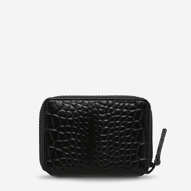 Wayward Wallet-Wallet-Status Anxiety-Black Croc-UPTOWN LOCAL