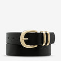 Let It Be - Belts-Belts-Status Anxiety-Black/Gold-S/M-UPTOWN LOCAL